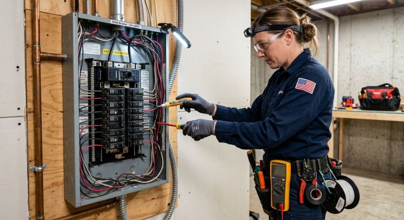 Breaker Panel Wiring in Orem, UT