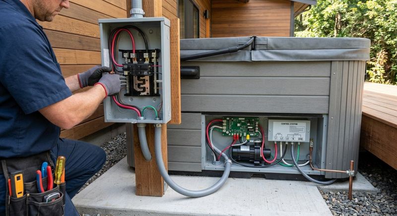 Hot Tub Electrical Wiring in Heber City, UT
